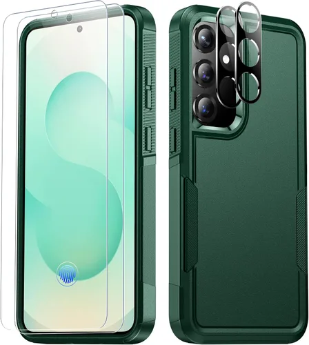 Vista 25 de SPIDERCASE Funda diseñada para Samsung Galaxy S25, [protección contra caídas de grado militar de 10 pies], paquete de 2