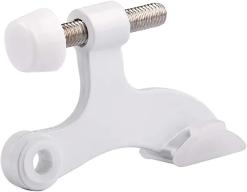 Vista 7 de HOMOTEK Paquete de 12 Topes de Puerta de Latón Antiguo de Pasador de Bisagra, Tope de Puerta Ajustable de Lujo Resistente de 2-1/2"x1-3/4