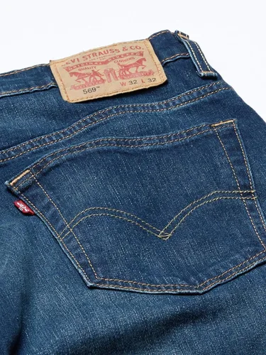 Vista 5 de Levis Jeans 569 - Pantalones sueltos y rectos para hombre elásticos