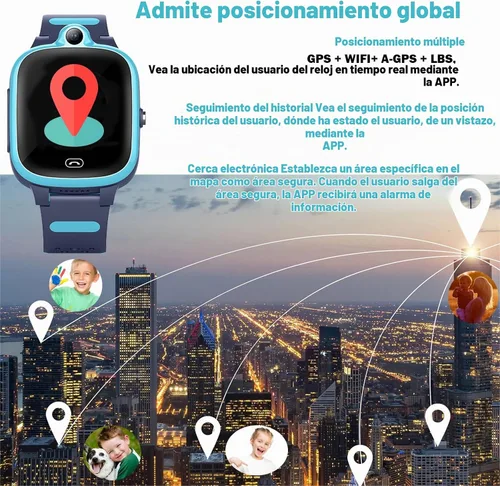 Vista 2 de Rastreador en tiempo real del SOS de la llamada del teléfono de Azul-4G