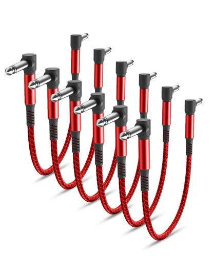 Vista 12 de Elebase Cables de parche de guitarra de 12 pulgadas, paquete de 3 Negro
