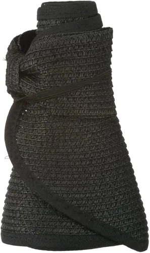 Vista 5 de Jeanne Simmons Visera enrollable con cierre de lazo UPF 50+, color negro W39S33D