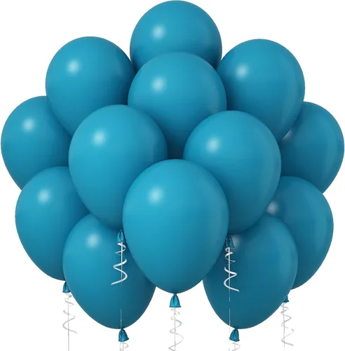 Vista 14 de Globos negros 30 Pack Matte Black Helium Balloons for Birthdays, Graduation, Casino, New Year, Halloween