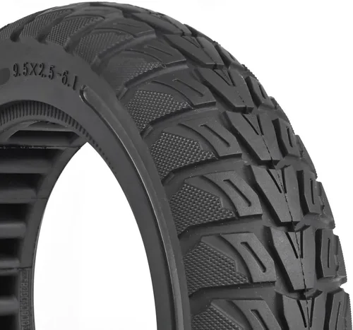 Vista 9 de Reemplazo de neumático sólido todoterreno de 9.5 x 2.5-6.1 para NIU KQi3 Pro/Max/Sport Scooter - Sin pinchazos, mantenimiento sin complicaciones