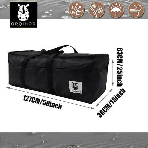 Vista 2 de Bolsa de Almacenamiento de Cojines para Exteriores Impermeable, Bolsa Extra Grande para Cojines de Exterior 420D Resistente Bolsas de Almacenamiento