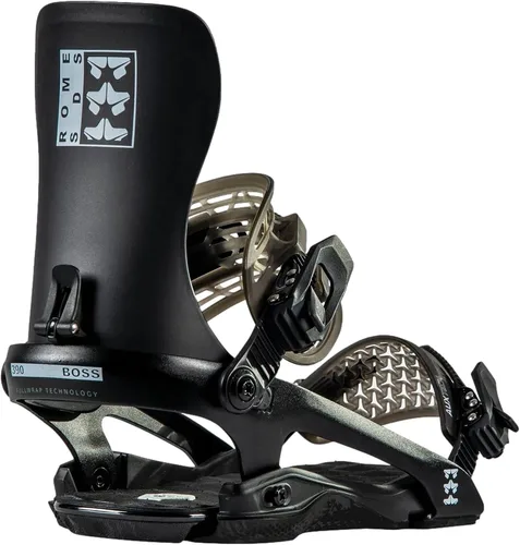 Vista 3 de Rome Snowboards Encuadernación de snowboard 390 Boss para hombre - 2022/2023 Negro L/XL