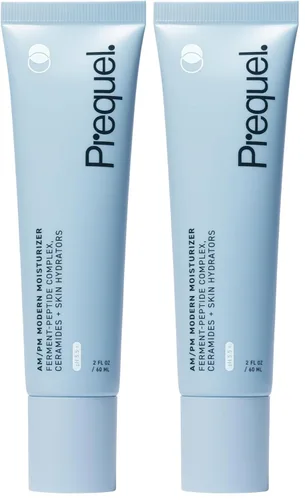 Vista 8 de Prequel Skin AM/PM Modern Moisturizer – Crema facial hidratante con péptidos, ceramidas y glicerina para pieles secas, sensibles o mixtas