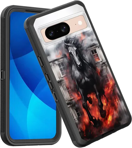 Vista 65 de Funda para Pixel 7a, a prueba de golpes, 3 capas, protección de cuerpo completo, resistente, de alto impacto, para Google Pixel 7a de 6.1 pulgadas
