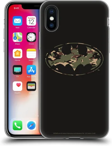 Vista 78 de Head Case Designs Funda de gel con licencia oficial de Batman DC Comics Bat Signal Logos [protección de grado militar] compatible con Apple iPhone 7