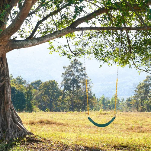 Vista 6 de Sunnyglade Columpios de repuesto para asientos con cadena de 66 pulgadas Verde
