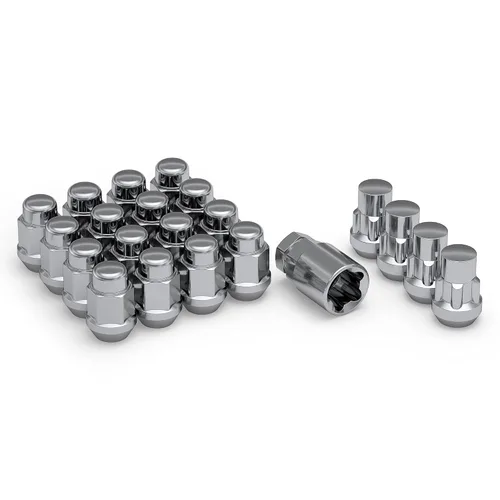 Vista 9 de White Knight 1/2"-20 Tuercas de llanta de bellota de pieza sólida (SIN tapa) para ruedas selectas del mercado de repuestos y de fábrica, fáciles