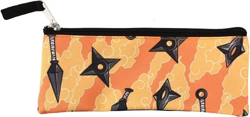 Vista 8 de Naruto Anime Character Print Orange and Black - Juego de mochila de 5 piezas para niños Multi colorido