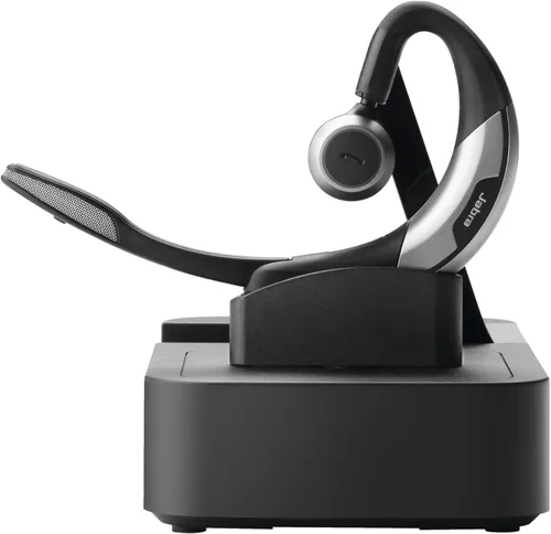 Vista 5 de Jabra Motion Office MS - Auriculares Bluetooth certificados para Skype Empresarial con base de pantalla táctil para teléfono de escritorio