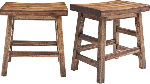 Vista 8 de [Usado] Alaterre Furniture Durango - Juego de 2 taburetes de bar de altura