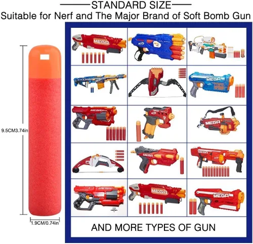 Vista 2 de Mega Dart Refill Pack for N-Strike Mega Series