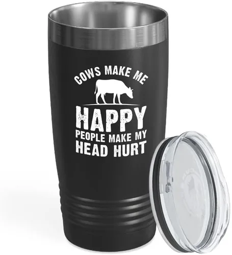 Vista 24 de Vaso vikingo negro de 20 onzas, un chico que acaba de tirar, tractores de jardín agrícola, cultivador campesino, agricultor, amantes de los animales