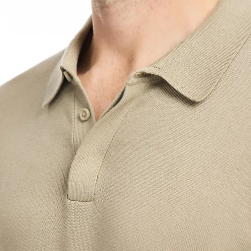Vista 4 de SAKS Fifth Avenue Polo de punto acanalado de manga corta para hombre
