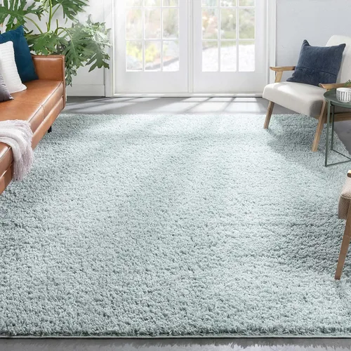 Vista 14 de 3Well Woven Elle Basics Emerson Shag Camino de pasillo, texturizado, azul oscuro, de 3 x 10, 2'7" x 9'6