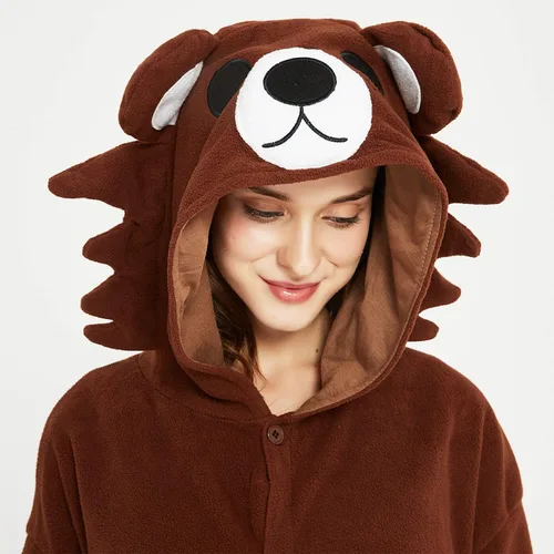 Vista 8 de III HHONS Animal Onesie Adult WomenMen Costume Pajamas Onesies Cosplay Sleepwear for Halloween