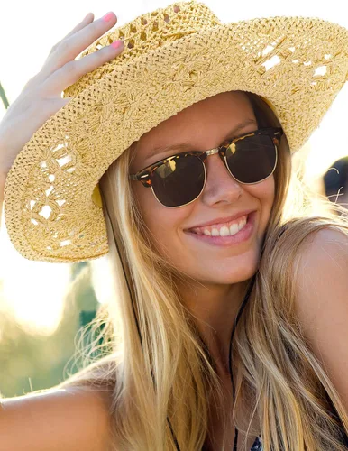 Vista 4 de Didaey 2 sombreros de vaquero de paja tejida para mujer, sombrero de vaquera de ala ancha, sombrero de vaquero occidental, para hombres y mujeres