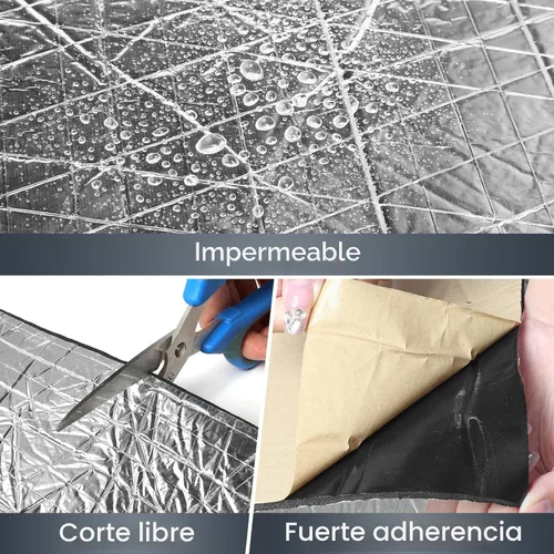 Vista 3 de Storystore Alfombrilla amortiguadora de sonido para coche, 197mil 10.8sqft