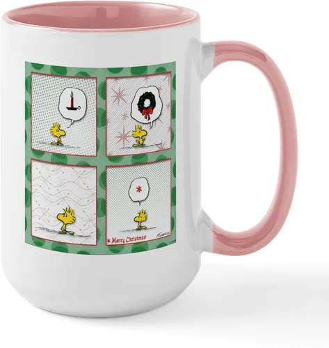 Vista 124 de CafePress SNOOPY Joe Cool - Taza de café de cerámica (15.0 fl oz)