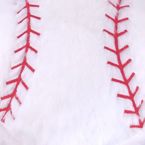 Vista 4 de Almohada de felpa de béisbol, juguete suave y esponjoso, regalo deportivo redondo duradero para decoración de habitación de niños