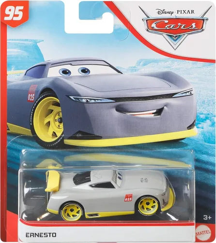 Vista 5 de Disney Vehículos de personajes fundidos a presión de película, miniatura, juguetes coleccionables de autos de carreras basados en películas
