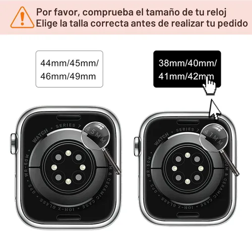 Vista 9 de Marge Plus Correa de malla de acero inoxidable cierre magnético para Apple Watch 7/6/5/4/3/2/1/SE de 1.5"/1.58"/1.61"/1.65"/1.73"/1.77" para A- Luz