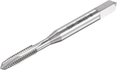 Vista 8 de uxcell Puntos espirales roscado 4-40 UNC HSS