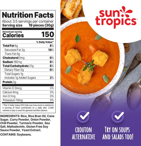 Vista 7 de Sun Tropics Mochi Snack Bites, curry dorado, sin lácteos, sin gluten, 3.5 onzas (paquete de 12)