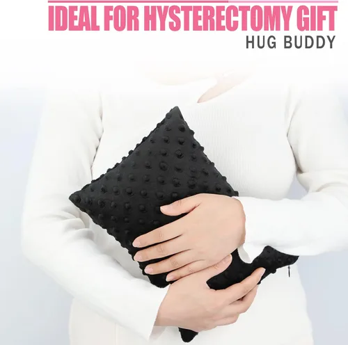Vista 3 de Almohada de bolsillo para histerectomía, regalos de recuperación de histerectomía, paquete de hielo no incluido, pequeño cojín abdominal portátil