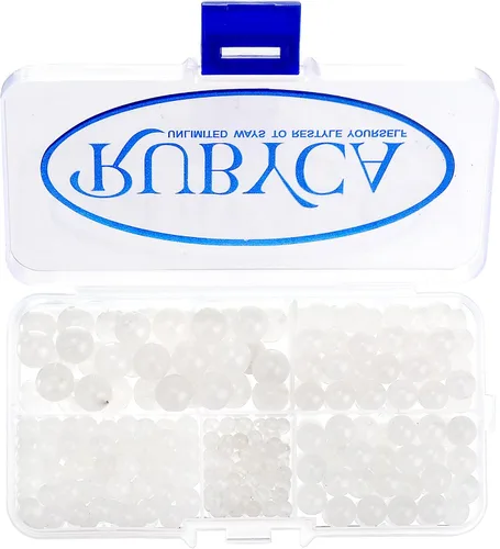 Vista 11 de RUBYCA Natural negro lava piedras preciosas redondas sueltas cuentas organizador caja de plástico fabricación de joyas mezcla tamaños
