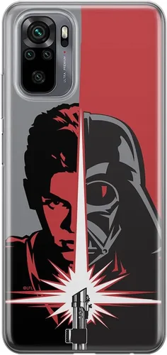 Vista 5 de ERT GROUP Funda de teléfono móvil para Xiaomi REDMI Note 10/10S original y con licencia oficial de Star Wars, patrón Darth Vader 004 adaptado Darth