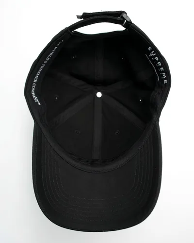 Vista 3 de Supreme Trimmer Sombrero - Sombrero negro, gorra blanca con logotipo de golfbéisbol, Negro