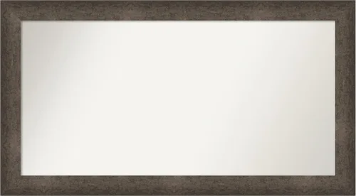 Vista 208 de Amanti Art Espejo de pared personalizado no biselado (25 x 25 pulgadas), marco de bronce acentuado, varios tamaños personalizados, espejo de baño