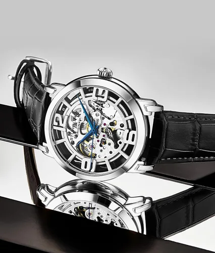 Vista 4 de Stuhrling Original Skeleton Watches for Men - Mens Automatic Watch Self Winding Mens Dress Watch - Mens Winchester 44 Elite Watch Mechanical Watch