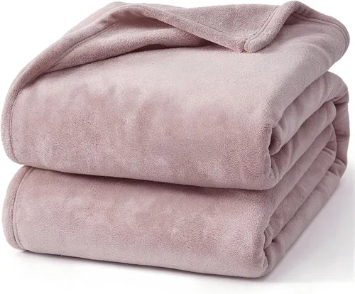Vista 14 de Hansleep Manta de forro polar para sofá beige, súper suave manta de franela esponjosa y acogedora para todas las estaciones, beige, manta de 50x60