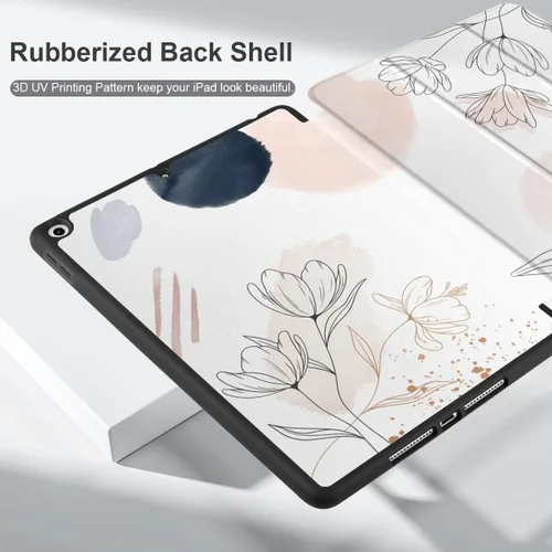 Vista 7 de DONGKE Funda compatible con iPad de 10.2 pulgadas 2021 2020 2019 iPad de 9ª/8ª/7ª generación con soporte para lápices, funda protectora delgada