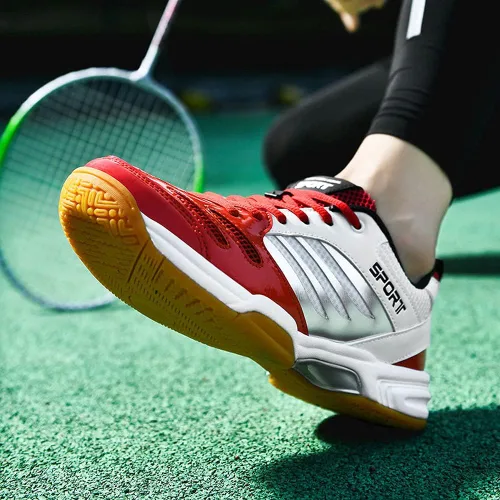 Vista 7 de zxcvb Tenis Bádminton Zapatos de los Hombres Nuevos Tendón de Ox Inferior de Desgaste Antideslizante de los Hombres de Baja Primavera Tenis de Mesa