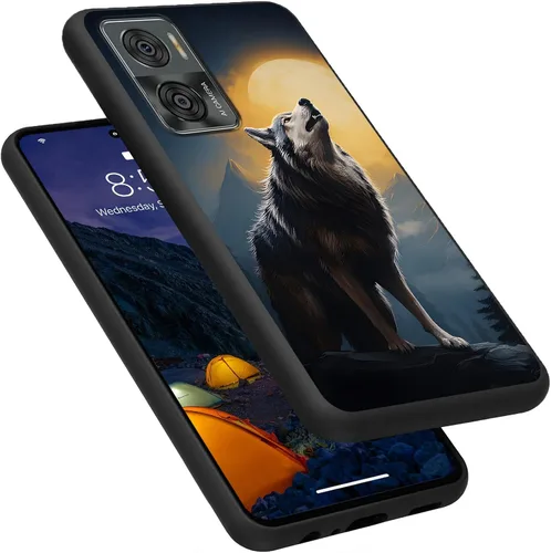 Vista 186 de Funda para Motorola Moto G Play 4G 2024, delgada y ligera, de silicona de TPU suave, color negro, ultrafina, para Motorola Moto G Play 4G 2024, Art
