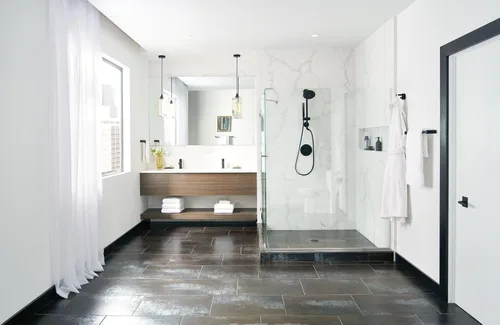 Vista 4 de Moen Align toallero de toalla de mano para baño, YB0486BL
