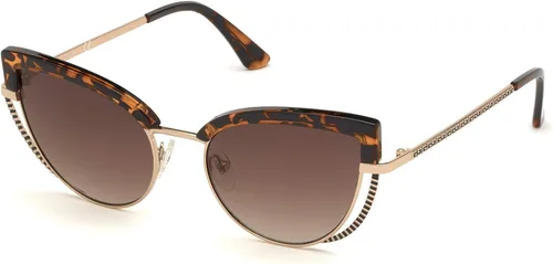 Vista 2 de Guess GU7622 - Gafas de sol para hombre, montura Havana oscura, lentes marrón degradado, lente 2.126in GU76225452F