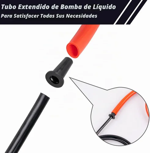 Vista 7 de Siasky Bomba de Sifón 200cc Bomba de Transferencia de Líquidos (2ª Generación), Kit de Bomba Manual de Transferencia de Combustible para Gasolina