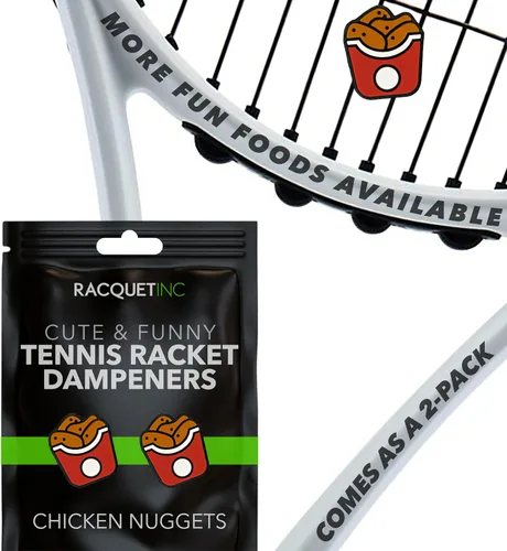 Vista 65 de Racquet Inc Regalos de Tenis - Amortiguadores de Vibración para Raqueta de Tenis - Absorbe Choques, Reduce la Vibración de las Cuerdas para Mejor