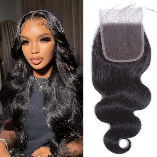 Vista 23 de Encaje frontal transparente HD de 13 x 6 pulgadas, prearrancado con abuelitos, línea capilar natural, cierre frontal ondulado 12A, cabello humano