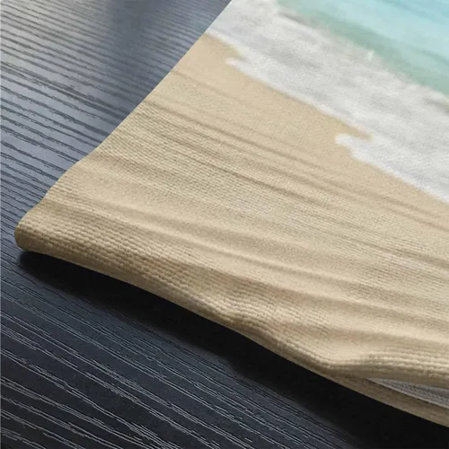 Vista 5 de Smooffly Funda de almohada de granja de playa, estrellas de mar y mares, océanos, cielo azul, conchas sobre la arena, fundas de almohada decorativas