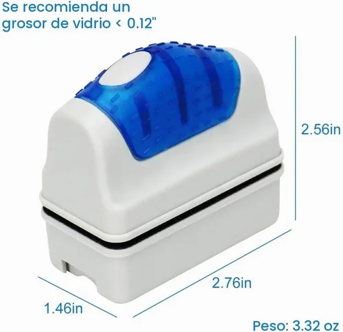 Vista 4 de Limpiador magnético Jasonwell para acuarios, s