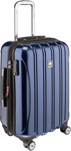 Vista 9 de DELSEY Paris Helium Aero - Juego de 2 maletas rígidas expansibles con ruedas giratorias, Azul cobalto