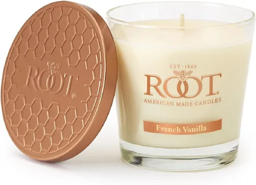 Vista 41 de Root Candles Velas Aromáticas Mezcla de Cera de Panal Vela Artesanal Premium, Veriglass Pequeño, Limón y Bergamota